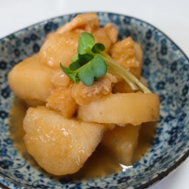 山芋と油揚げの煮物